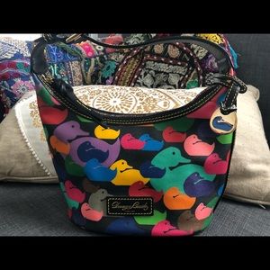 Dooney and Bourke small multi colored duck purse